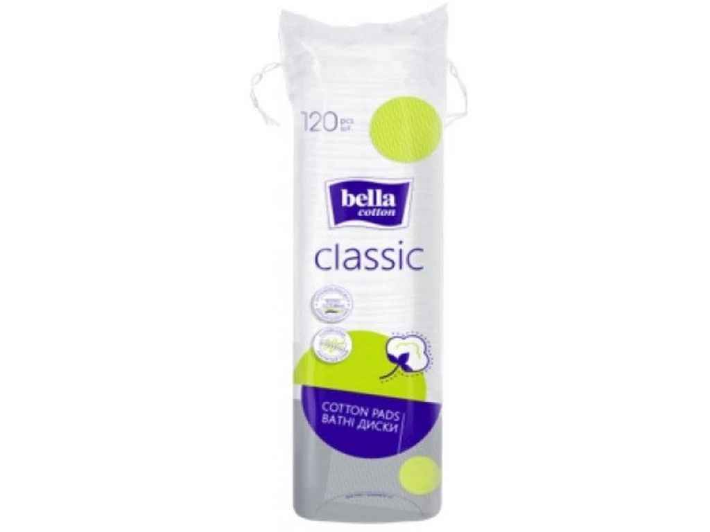 Ватные диски 120шт cotton classic ТМ BELLA Ватные диски 120шт cotton classic ТМ BELLA
