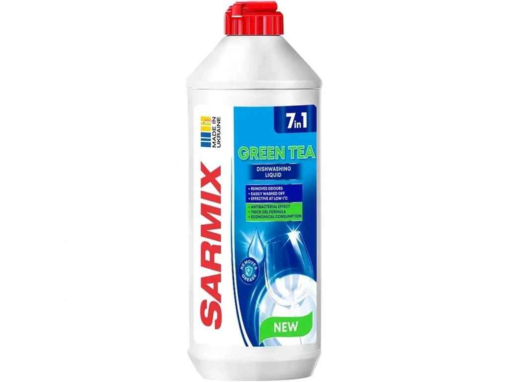 Гель для миття посуду 500мл Green Tea ТМ SARMIX Гель для миття посуду 500мл Green Tea ТМ SARMIX