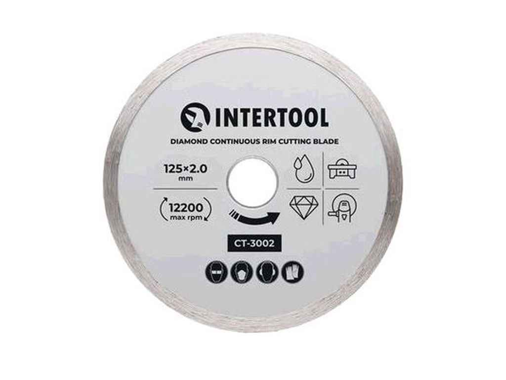 Диск отрезной по плитке, 125 мм алмазный 16-18% CT-3002 ТМ INTERTOOL Диск отрезной по плитке, 125 мм алмазный 16-18% CT-3002 ТМ INTERTOOL