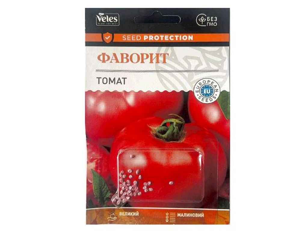 Томат Фаворит 50шт інкрустоване Євроблістер (10 пачок) ТМ ВЕЛЕС Томат Фаворит 50шт інкрустоване Євроблістер (10 пачок) ТМ ВЕЛЕС
