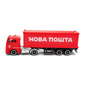 Автомодель колекційна Фура "Нова Пошта" TechnoDrive 250416CG масштаб 1:64. Зображення №2 Автомодель колекційна Фура "Нова Пошта" TechnoDrive 250416CG масштаб 1:64. Зображення №2
