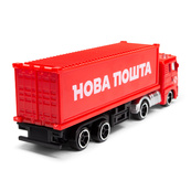 Автомодель колекційна Фура "Нова Пошта" TechnoDrive 250416CG масштаб 1:64. Зображення №5 Автомодель колекційна Фура "Нова Пошта" TechnoDrive 250416CG масштаб 1:64. Зображення №5