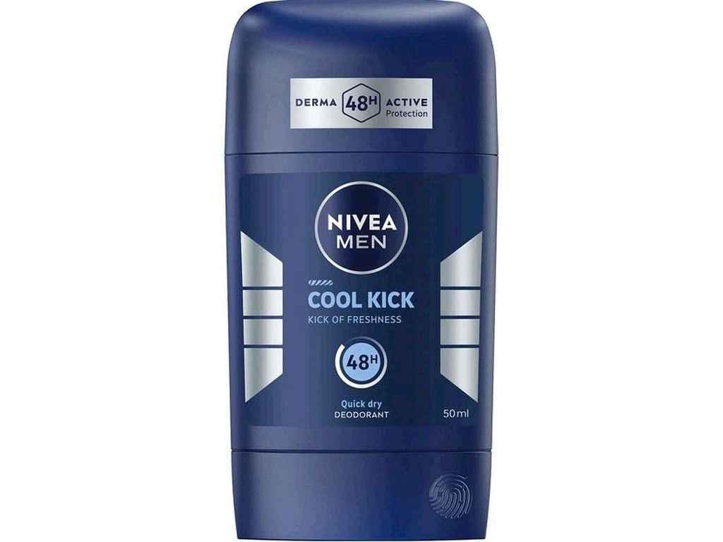 Антиперспірант твердий 50мл чол COOL KICK ТМ NIVEA Антиперспірант твердий 50мл чол COOL KICK ТМ NIVEA