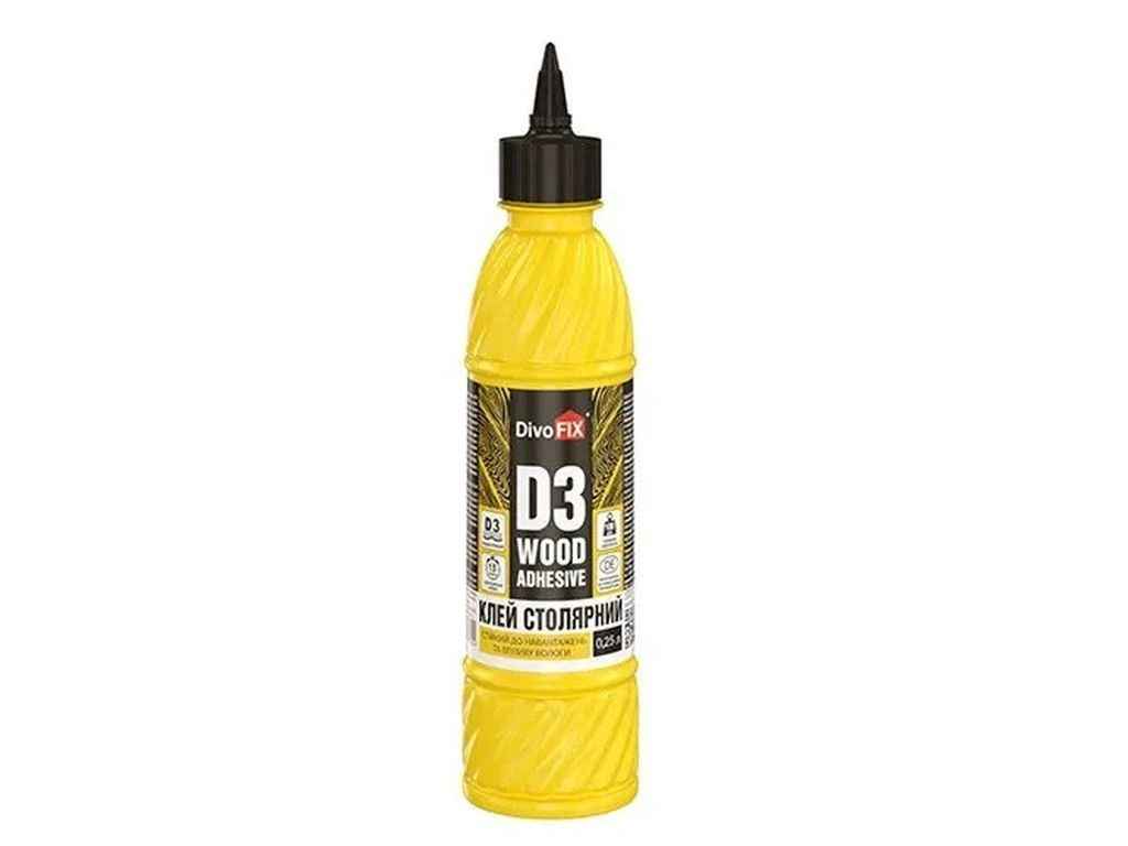 Клей 500г PVA D3 ТМ DIVOFIX Клей 500г PVA D3 ТМ DIVOFIX