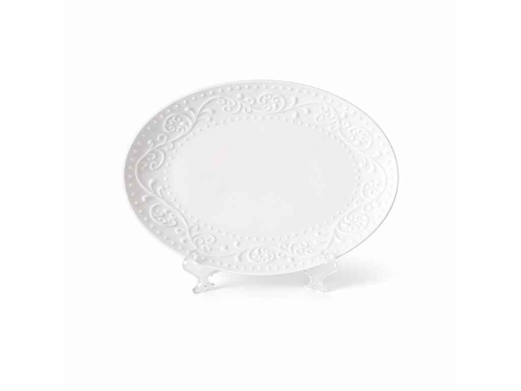 Блюдо овальное фарфор 30см Dolche vita 30311-00 ТМ SNT Блюдо овальное фарфор 30см Dolche vita 30311-00 ТМ SNT