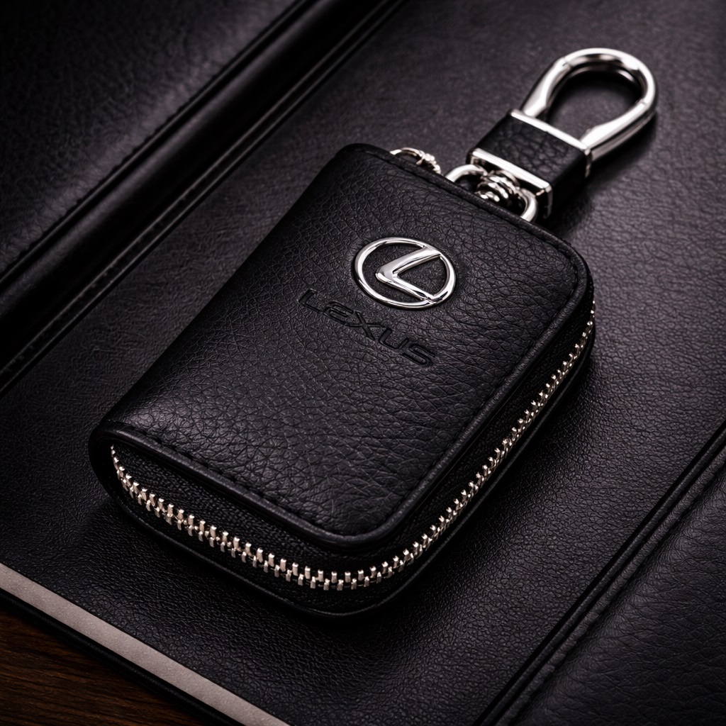 Чехол для ключей с карабином Lexus (Кожа) Чехол для ключей с карабином Lexus (Кожа)