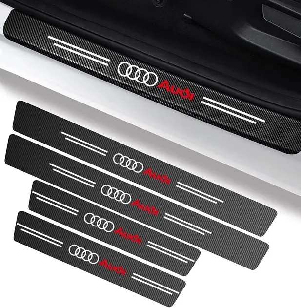Пленка защитная на Пороги Карбон 4D Audi Пленка защитная на Пороги Карбон 4D Audi