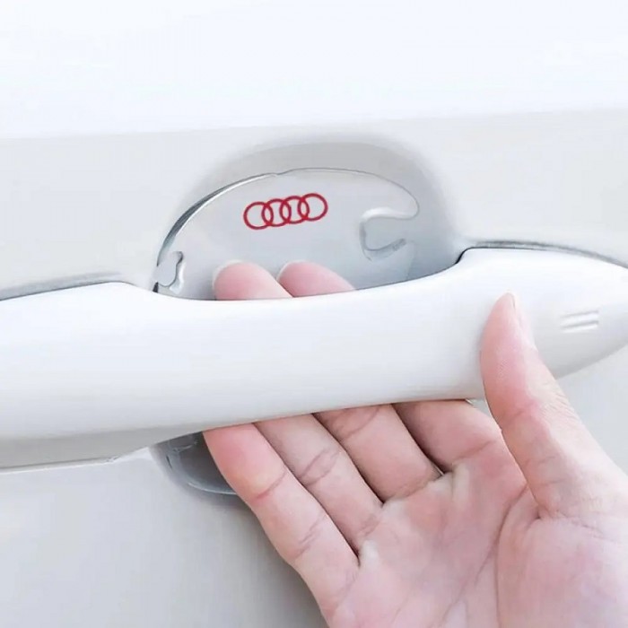 Плівка захисна для дверних ручок Audi силіконова прозора (8шт) Плівка захисна для дверних ручок Audi силіконова прозора (8шт)