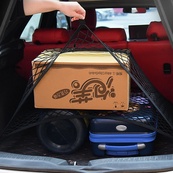 Сітка в багажник підлогова+кишеня 80х60 посилена (фіксація багажу, гачки) С 002 (80*60). Зображення №5