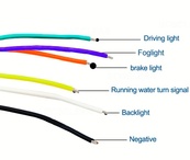 Задній ліхтар Прямокутний 24V (457*129*21мм) LED-66 WD-0046 з ПРОВОДОМ (2шт/уп). Зображення №3