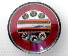Задній ліхтар Круглий 12/24V (Ø-140мм.Н-30мм) 24LED Неоновий KIR 32 з ПРОВОДОМ (1шт/уп) Задній ліхтар Круглий 12/24V (Ø-140мм.Н-30мм) 24LED Неоновий KIR 32 з ПРОВОДОМ (1шт/уп)