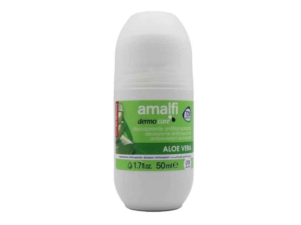 Роликовый дезодорант Aloe Vera 50мл ТМ Amalfi Роликовый дезодорант Aloe Vera 50мл ТМ Amalfi