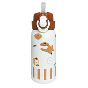 Дитячий термос-поїлка MGZ-0334(Brown) коричневий, 350 мл. Изображение №2