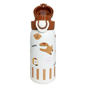 Дитячий термос-поїлка MGZ-0334(Brown) коричневий, 350 мл. Изображение №3