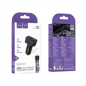 АЗП Hoco Z63B Barry USB + USB-C 48W (Чорний). Зображення №2