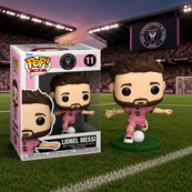 Игрушечная фигурка Лионель Месси Funko POP! 94697 серии "Футбол: Интер Майами". Изображение №3 Игрушечная фигурка Лионель Месси Funko POP! 94697 серии "Футбол: Интер Майами". Изображение №3
