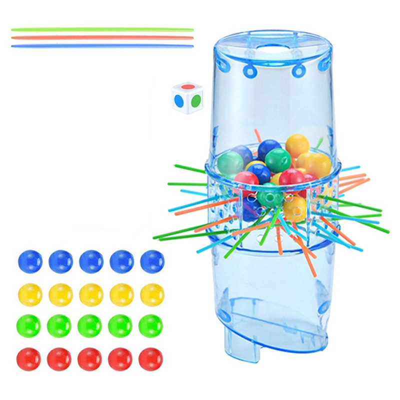 Настільна гра "Trick Stick" 7289477253, кульки, кубик, палички Настільна гра "Trick Stick" 7289477253, кульки, кубик, палички