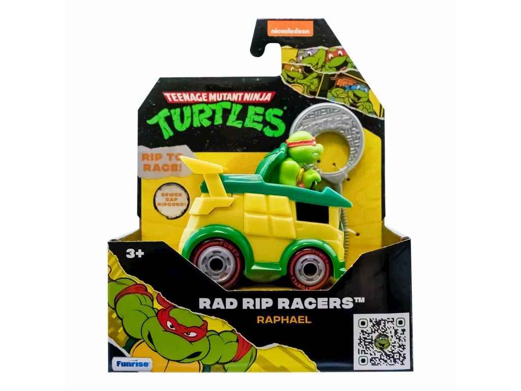 Черепашки-ніндзя 18*17*9см класичні Гонщик з лаунчером Рафаель TMNT 71020 ТМ FUNRISE Черепашки-ніндзя 18*17*9см класичні Гонщик з лаунчером Рафаель TMNT 71020 ТМ FUNRISE