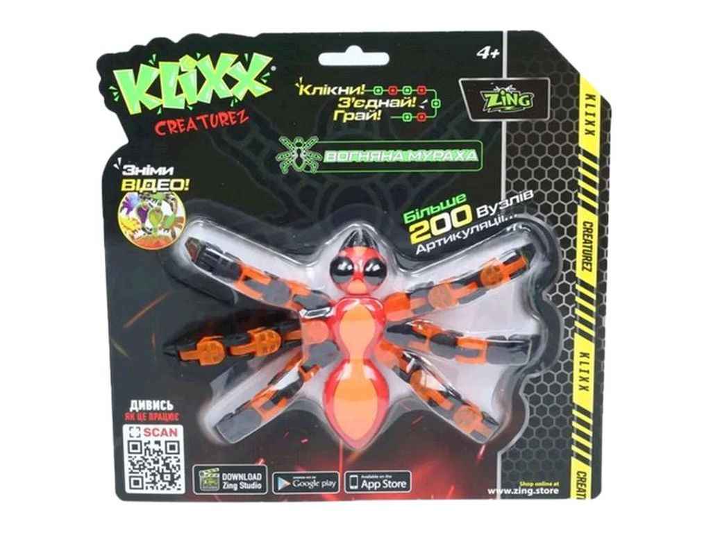 Клікс Крічерз Fidget Вогняна мураха червоно-блакитний KX120_B ТМ ZING Клікс Крічерз Fidget Вогняна мураха червоно-блакитний KX120_B ТМ ZING
