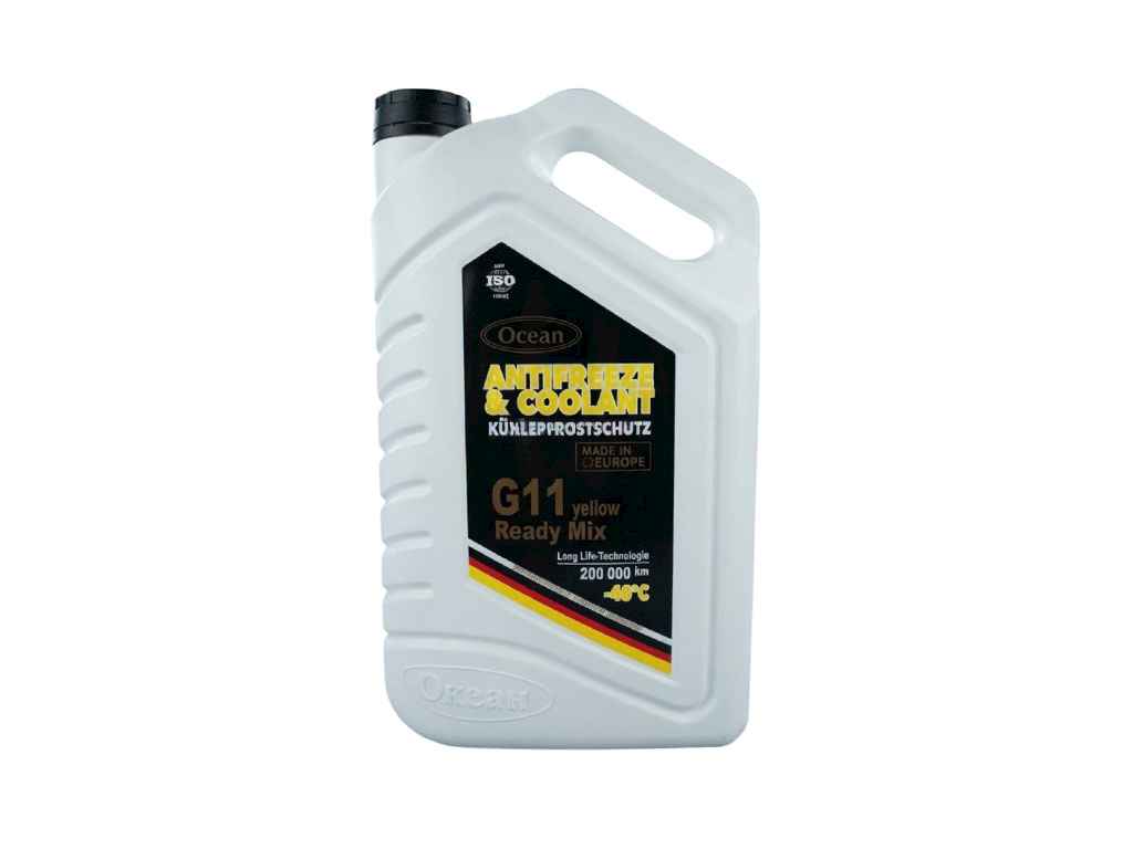 Anti-freeze Океан G11 GRS-40 Yellow ReadyMix (жовтий) кан. 5кг ТМ Океан Anti-freeze Океан G11 GRS-40 Yellow ReadyMix (жовтий) кан. 5кг ТМ Океан