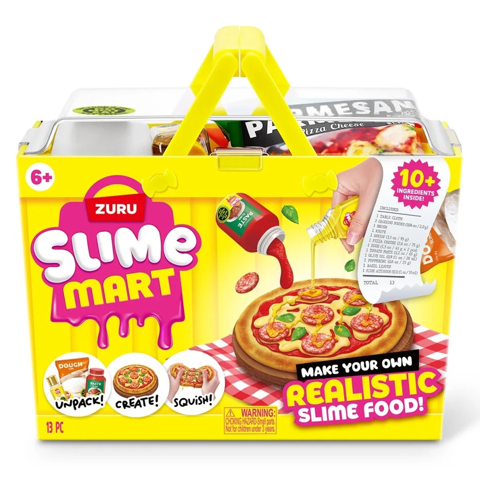 Игровой набор со слаймами "Пицца" Slime Mart 15905B из серии "Shopping Basket" Игровой набор со слаймами "Пицца" Slime Mart 15905B из серии "Shopping Basket"