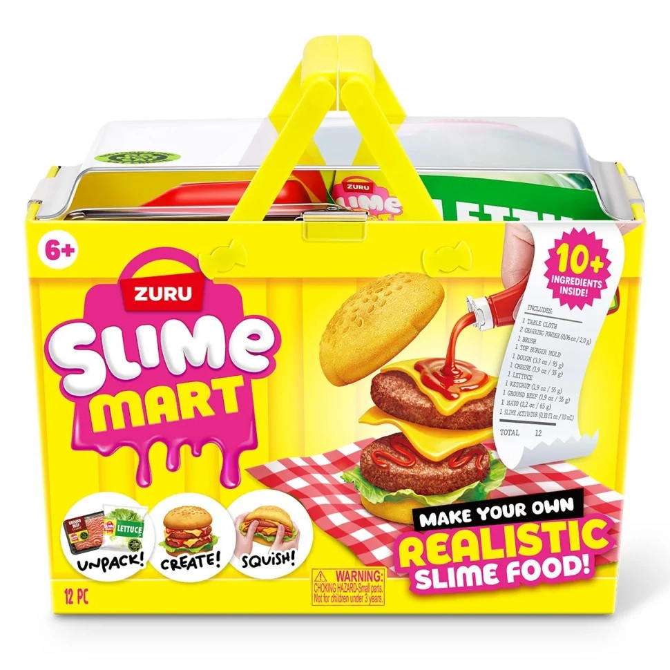Игровой набор со слаймами "Бургер" Slime Mart 15905A из серии "Shopping Basket" Игровой набор со слаймами "Бургер" Slime Mart 15905A из серии "Shopping Basket"