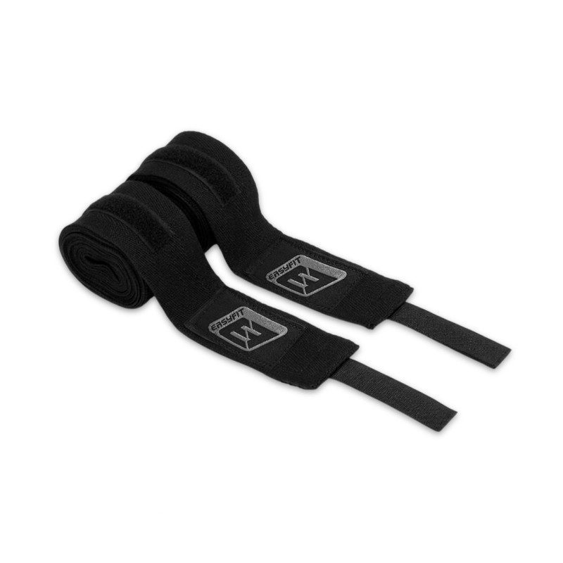 Бинти для боксу EF-0373-30-bk, FlexWrap, чорні, 3 м Бинти для боксу EF-0373-30-bk, FlexWrap, чорні, 3 м