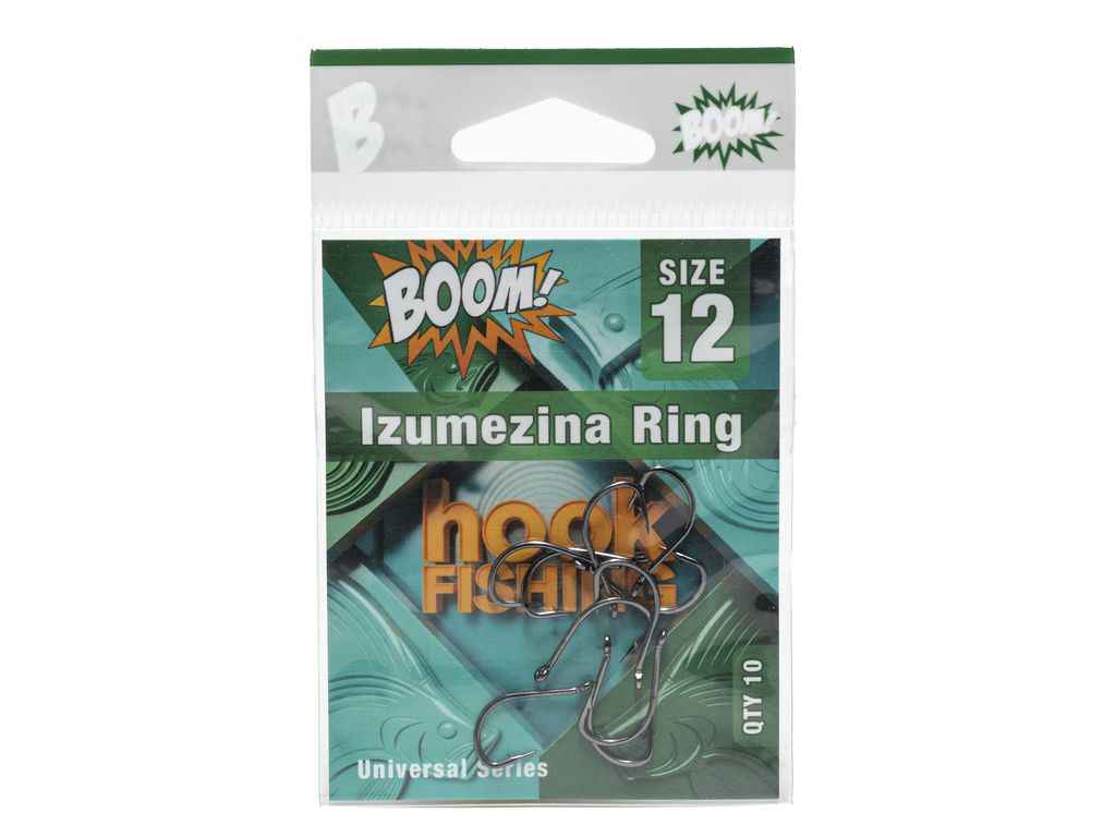 Гачок для мирної риби Izumezina Ring №12 (10 шт/уп) (BN) ТМ BOOM Гачок для мирної риби Izumezina Ring №12 (10 шт/уп) (BN) ТМ BOOM