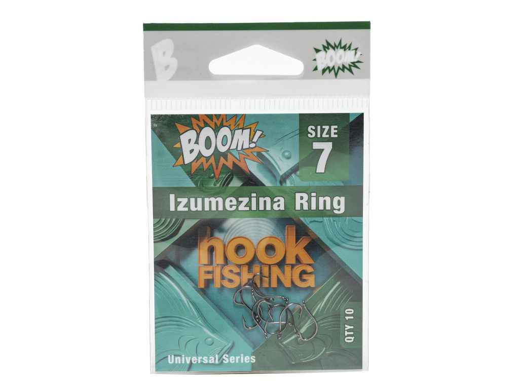 Гачок для мирної риби Izumezina Ring №7 (10 шт/уп) (BN) ТМ BOOM Гачок для мирної риби Izumezina Ring №7 (10 шт/уп) (BN) ТМ BOOM