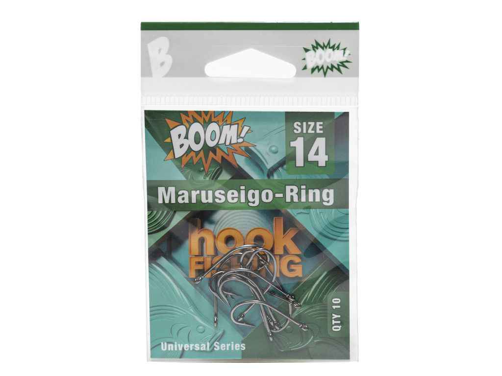 Гачок для мирної риби Maruseigo-Ring №14 (10 шт/уп) (BN) ТМ BOOM Гачок для мирної риби Maruseigo-Ring №14 (10 шт/уп) (BN) ТМ BOOM