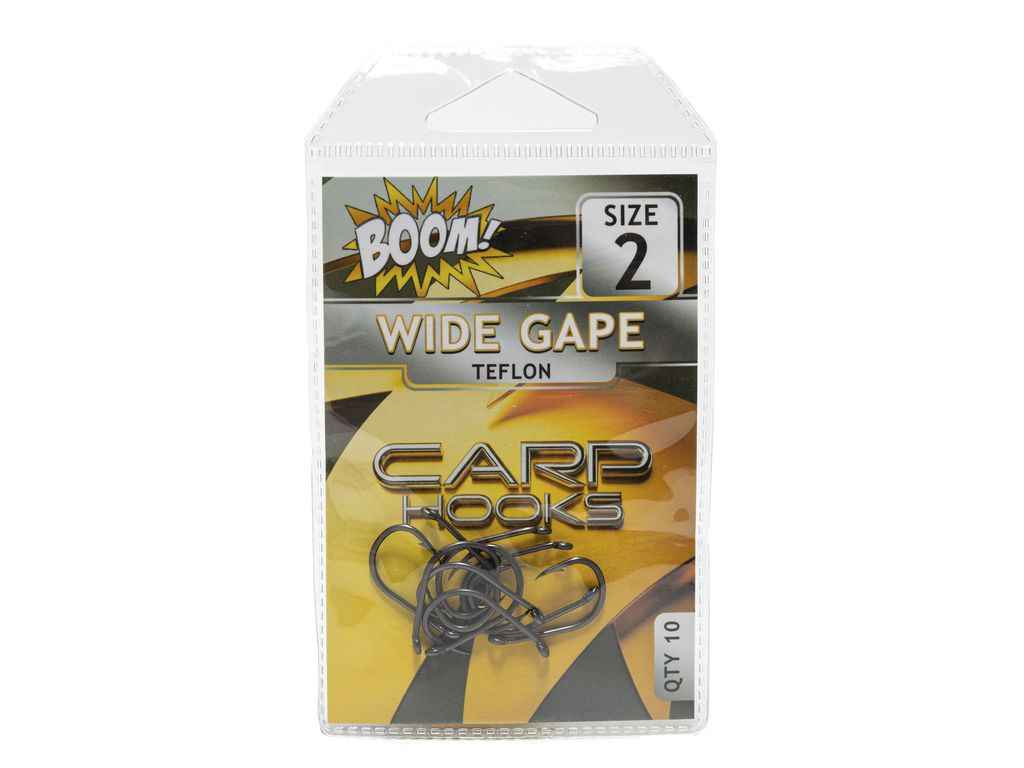 Гачок для мирної риби Wide Gape №6 (10 шт/уп) (Black Nickel) ТМ BOOM Гачок для мирної риби Wide Gape №6 (10 шт/уп) (Black Nickel) ТМ BOOM