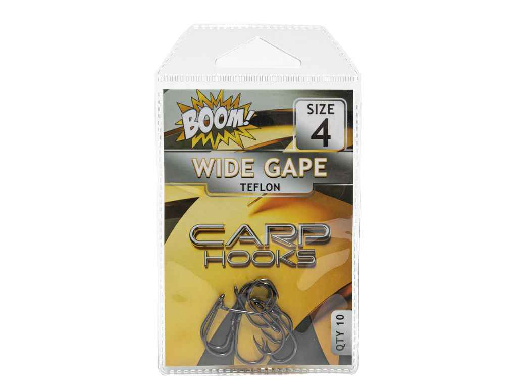 Гачок для мирної риби Wide Gape №6 (10 шт/уп) (Teflon) ТМ BOOM Гачок для мирної риби Wide Gape №6 (10 шт/уп) (Teflon) ТМ BOOM
