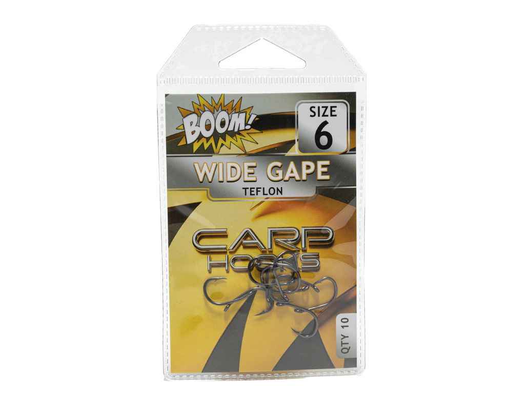 Гачок для мирної риби Wide Gape №8 (10 шт/уп) (Black Nickel) ТМ BOOM Гачок для мирної риби Wide Gape №8 (10 шт/уп) (Black Nickel) ТМ BOOM
