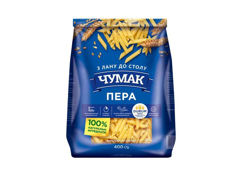 Макаронні вироби 400г Пера ТМЧУМАК Макаронні вироби 400г Пера ТМЧУМАК