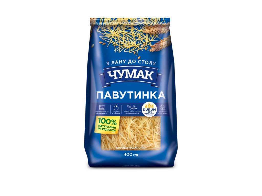 Макаронні вироби Павутинка 400г ТМЧУМАК Макаронні вироби Павутинка 400г ТМЧУМАК