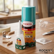 Супер клей універсальний з активатором 100мл "ROCKIYA 705" R-100. Зображення №2