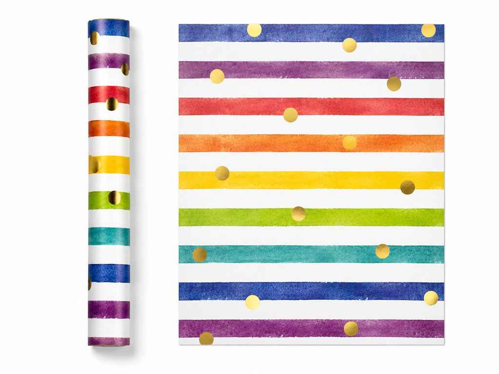 Папір подарунковий Premium Glitter Акварельні смуги 70смх1,5м ТМ GERMAN PAPER Папір подарунковий Premium Glitter Акварельні смуги 70смх1,5м ТМ GERMAN PAPER