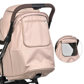 Дитяча прогулянкова коляска AMBER ME 1227 Nougat Beige. Зображення №7 Дитяча прогулянкова коляска AMBER ME 1227 Nougat Beige. Зображення №7