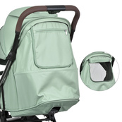 Дитяча прогулянкова коляска AMBER ME 1227 Sea Grass. Изображение №8 Дитяча прогулянкова коляска AMBER ME 1227 Sea Grass. Изображение №8