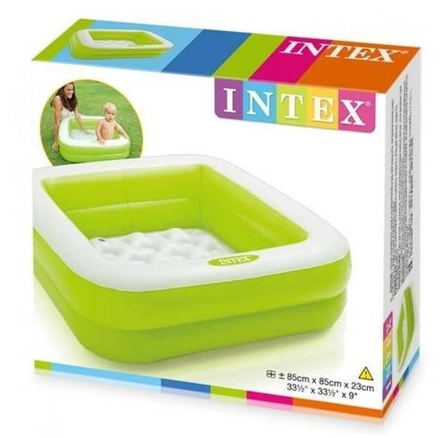 Дитячий басейн Intex 85х85х23 см Зелений Дитячий басейн Intex 85х85х23 см Зелений