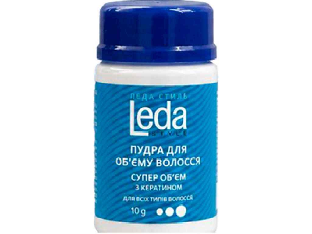 Пудра для волос 10г Сильная фиксация Супер объем ТМ LEDA STYLE Пудра для волос 10г Сильная фиксация Супер объем ТМ LEDA STYLE