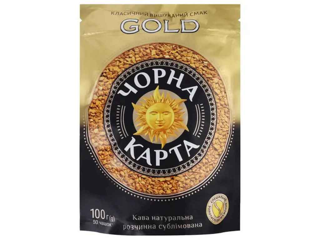 Кава розчинна 100г пакет ТМЧОРНА КАРТА Кава розчинна 100г пакет ТМЧОРНА КАРТА