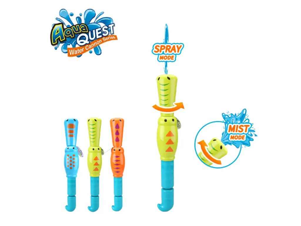 Водна зброя 55,5x26,7x26,7см Крокодил 2в1 55,2см Aqua Quest ТМ AQUA QUEST Водна зброя 55,5x26,7x26,7см Крокодил 2в1 55,2см Aqua Quest ТМ AQUA QUEST
