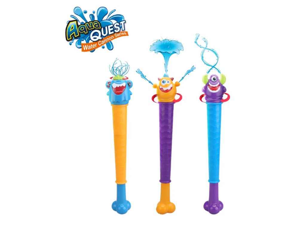 Водна зброя 32x22.5x47см Монстрики з обертаючим режимом 46см Aqua Quest ТМ AQUA QUEST Водна зброя 32x22.5x47см Монстрики з обертаючим режимом 46см Aqua Quest ТМ AQUA QUEST