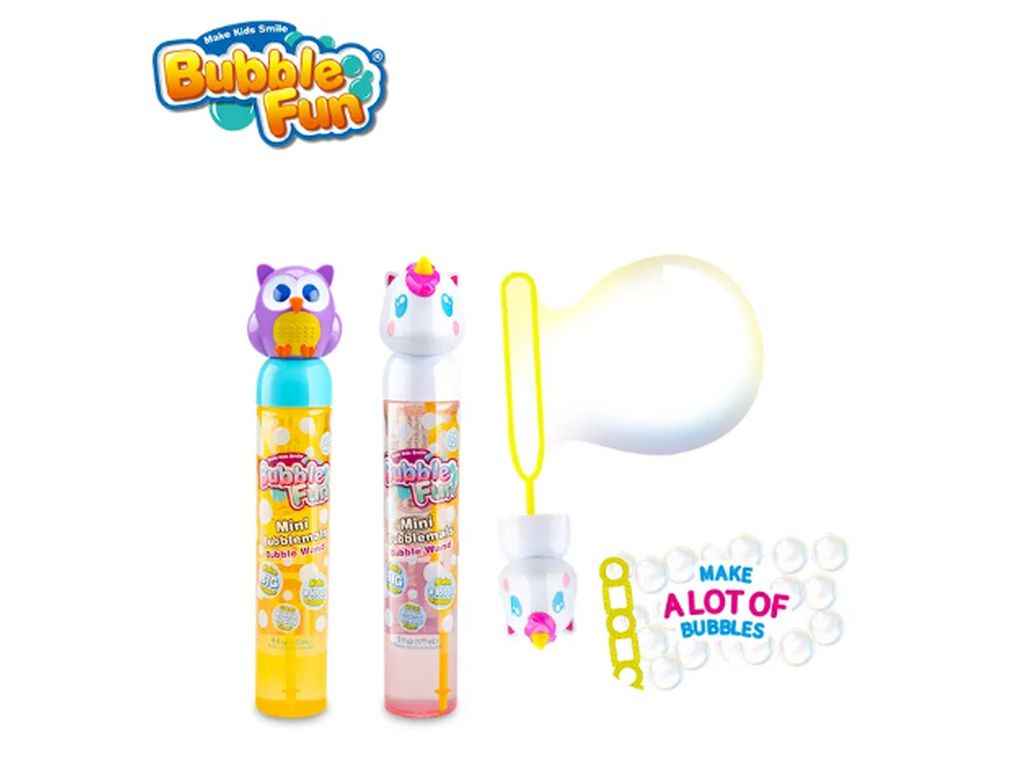 Мильні бульбашки з паличкою Єдиноріг Сова (4,3x5,2x23,5см) Bubble Fun ТМ BUBBLE FUN Мильні бульбашки з паличкою Єдиноріг Сова (4,3x5,2x23,5см) Bubble Fun ТМ BUBBLE FUN
