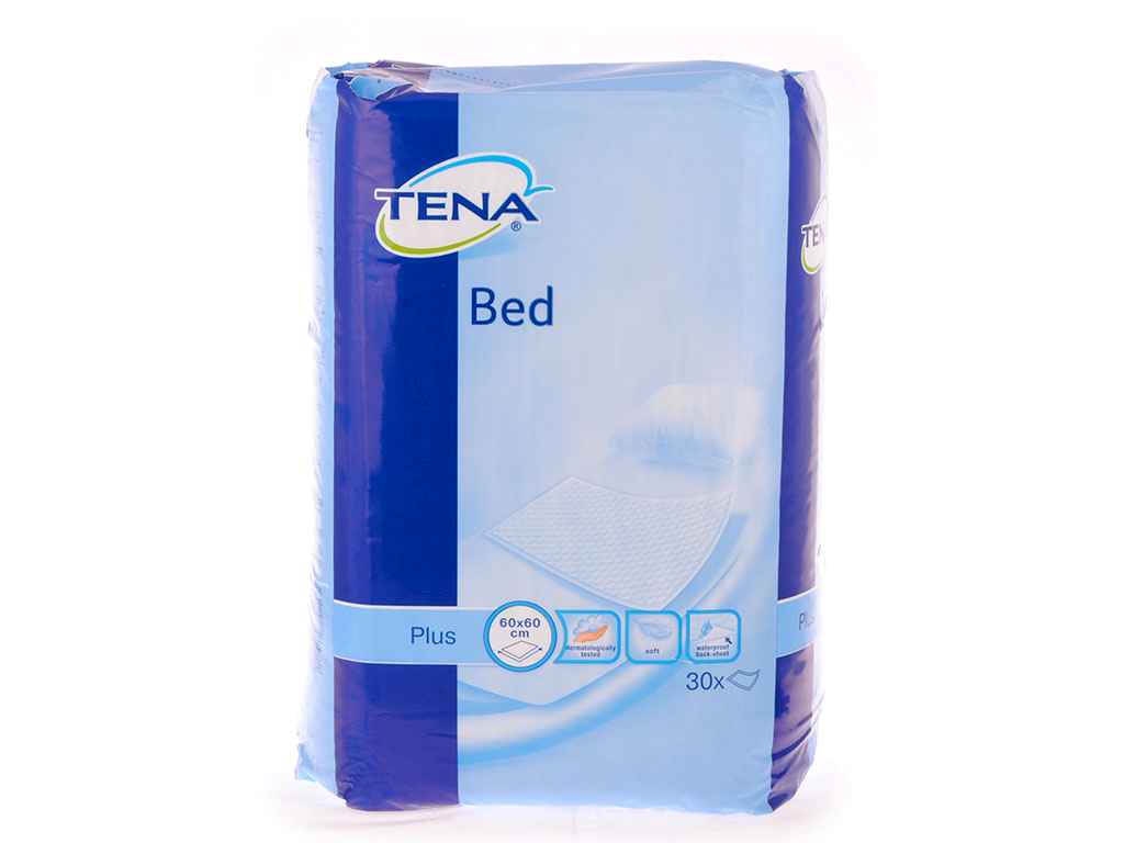 Пеленки взрослые 30 шт.(Bed Plus) 60х60 ТМ TENA Пеленки взрослые 30 шт.(Bed Plus) 60х60 ТМ TENA