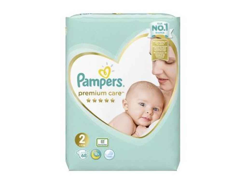 Подгузники Premium Care размер 2, 4-8 кг, 68 шт ТМ PAMPERS Подгузники Premium Care размер 2, 4-8 кг, 68 шт ТМ PAMPERS