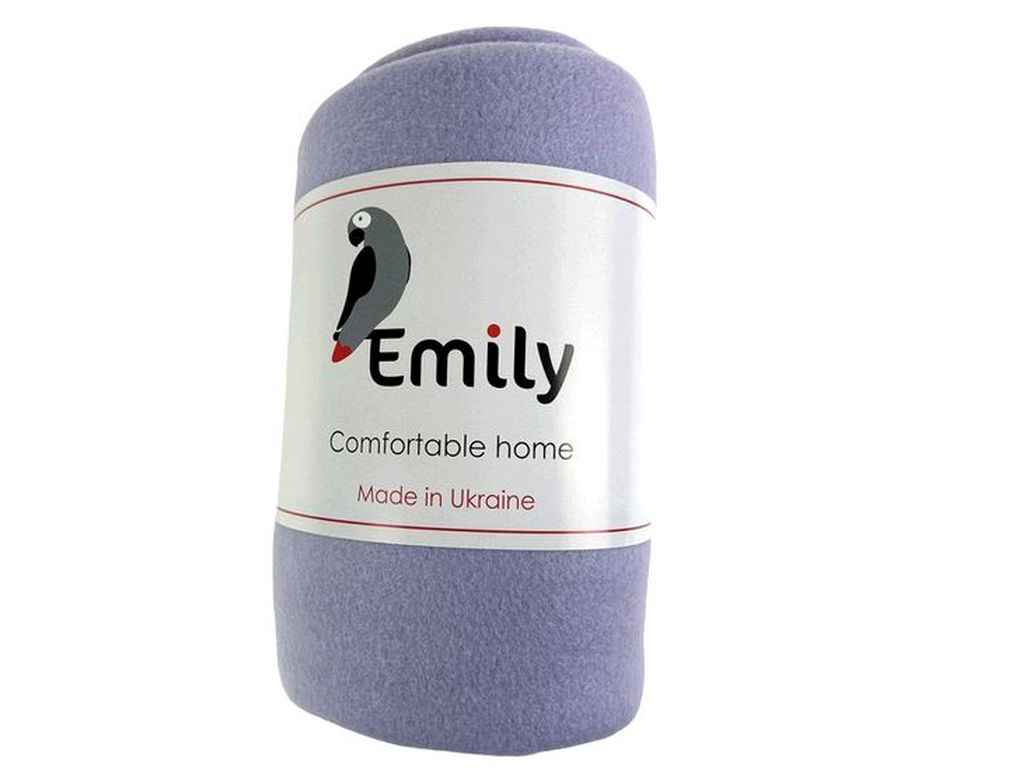 Плед 150*200 флісовий Levity бузковий ТМ EMILY Плед 150*200 флісовий Levity бузковий ТМ EMILY