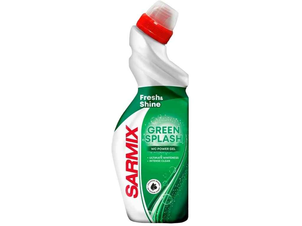 Гель для миття унітазу 750мл Green Splash ТМ SARMIX Гель для миття унітазу 750мл Green Splash ТМ SARMIX