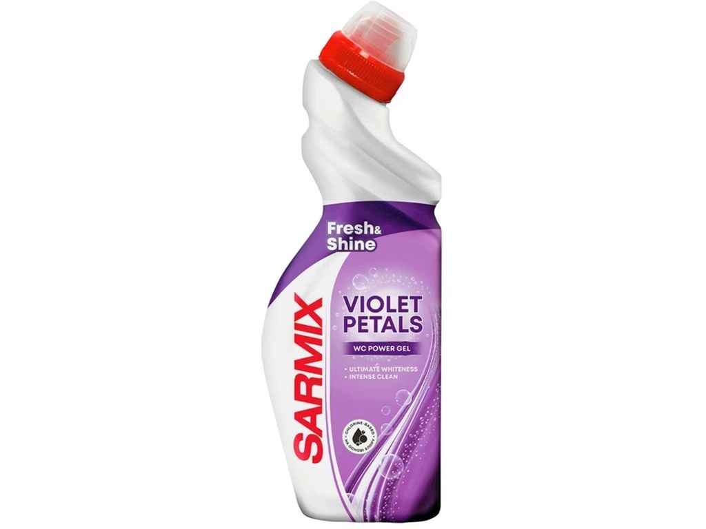 Гель для миття унітазу 750мл Violet Petals ТМ SARMIX Гель для миття унітазу 750мл Violet Petals ТМ SARMIX